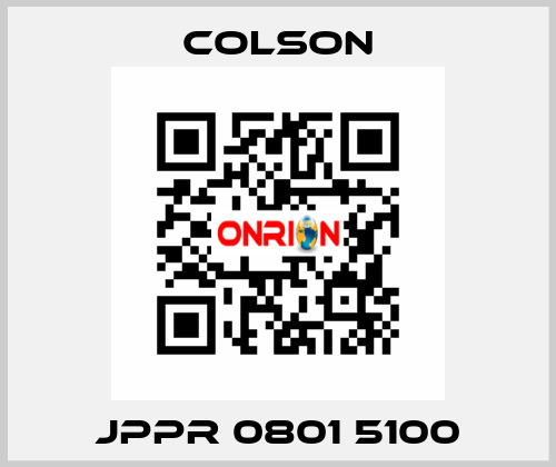 JPPR 0801 5100 Colson