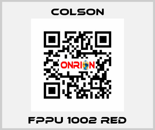 FPPU 1002 RED Colson