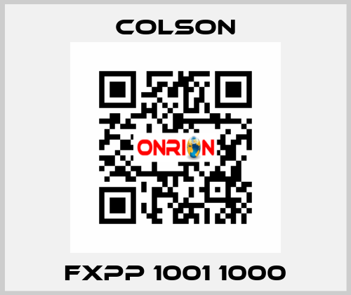 FXPP 1001 1000 Colson