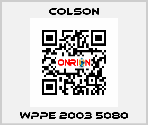 WPPE 2003 5080 Colson