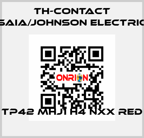 TP42 MHJ1 H4 NXX RED TH-Contact (Saia/Johnson Electric)