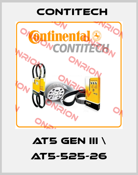 AT5 GEN III \ AT5-525-26 Contitech