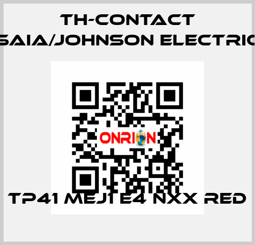 TP41 MEJ1 E4 NXX RED TH-Contact (Saia/Johnson Electric)