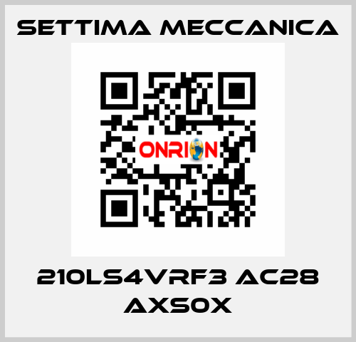 210LS4VRF3 AC28 AXS0X Settima Meccanica