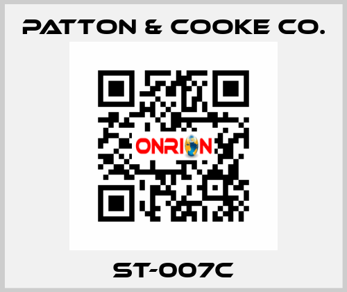 ST-007C Patton & Cooke Co.