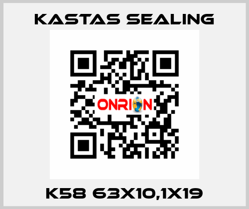 K58 63X10,1X19 Kastas Sealing