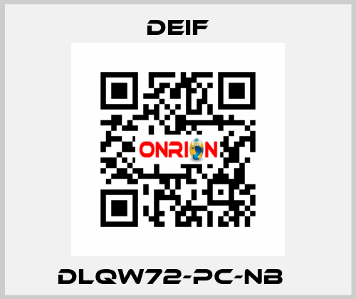 DLQW72-PC-NB   Deif