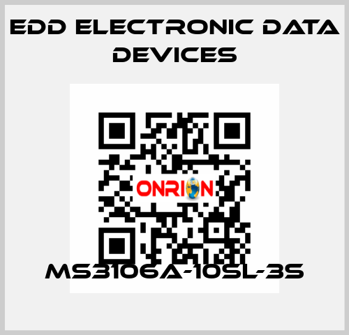 MS3106A-10SL-3S EDD Electronic Data Devices