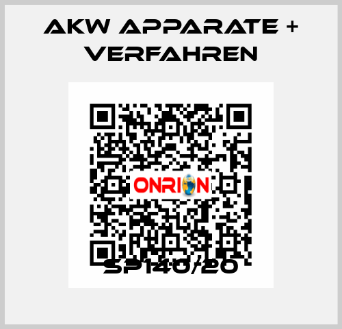 SP140/20 AKW Apparate + Verfahren