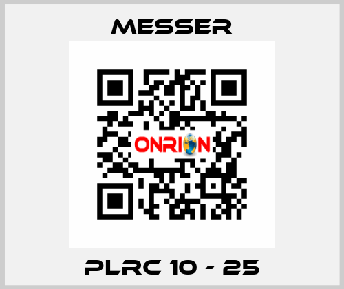 PLRC 10 - 25 Messer