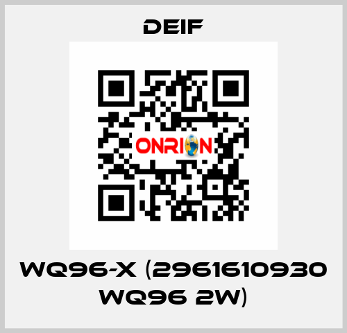 WQ96-x (2961610930 WQ96 2W) Deif