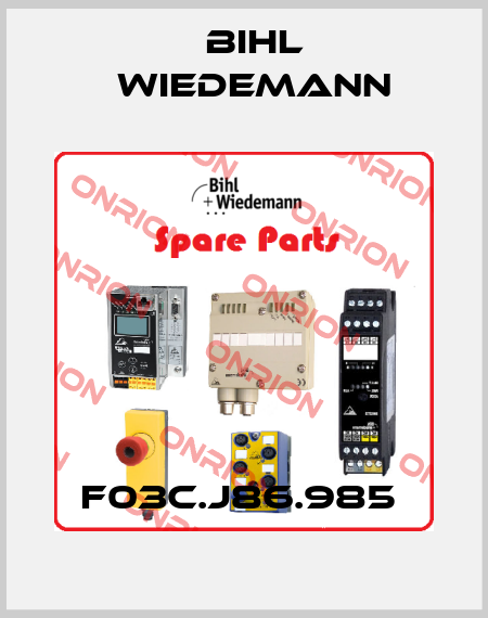 F03C.J86.985  Bihl Wiedemann