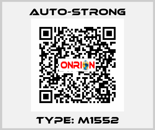 TYPE: M1552 AUTO-STRONG