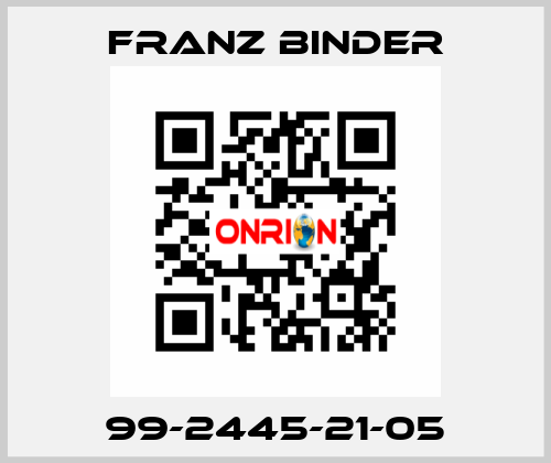 99-2445-21-05 FRANZ BINDER