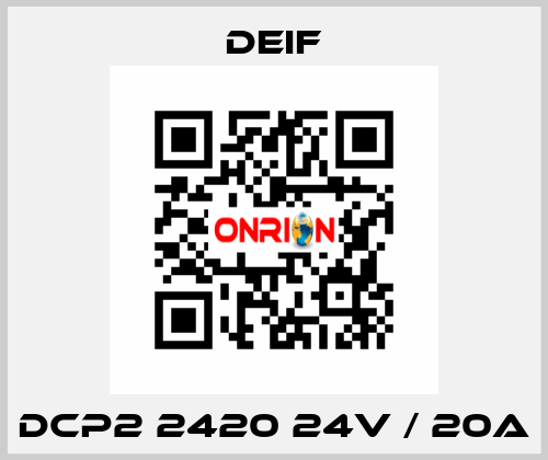 DCP2 2420 24V / 20A Deif