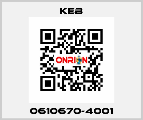 0610670-4001 KEB