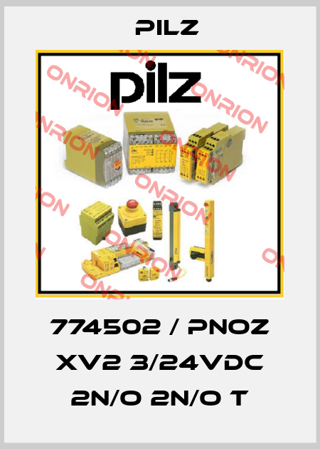 774502 / PNOZ XV2 3/24VDC 2n/o 2n/o t Pilz
