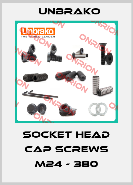 SOCKET HEAD CAP SCREWS M24 - 380 Unbrako