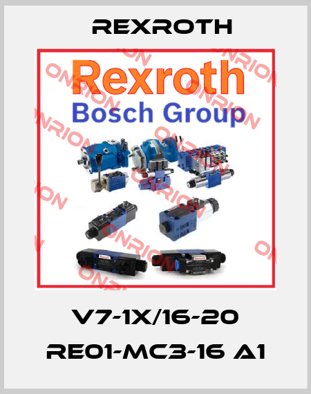  V7-1X/16-20 RE01-MC3-16 A1 Rexroth