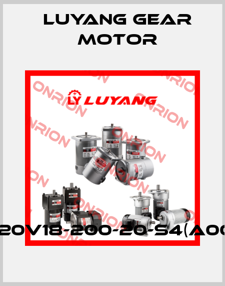 J220V18-200-20-S4(A000) Luyang Gear Motor