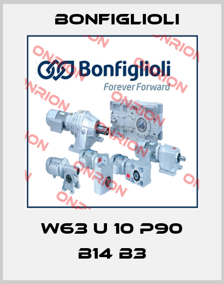 W63 U 10 P90 B14 B3 Bonfiglioli