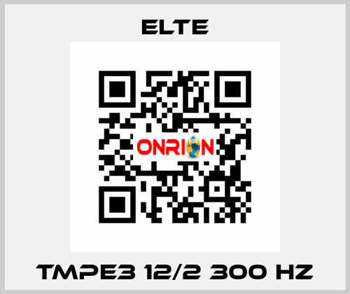 TMPE3 12/2 300 Hz Elte