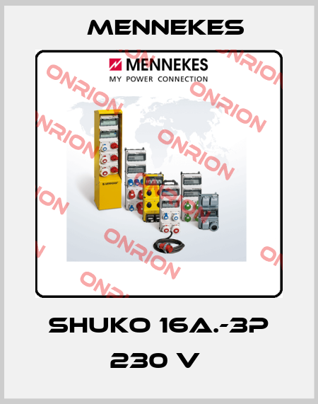 SHUKO 16A.-3P 230 V  Mennekes