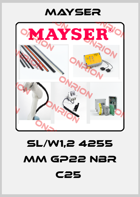 SL/W1,2 4255 MM GP22 NBR C25  Mayser