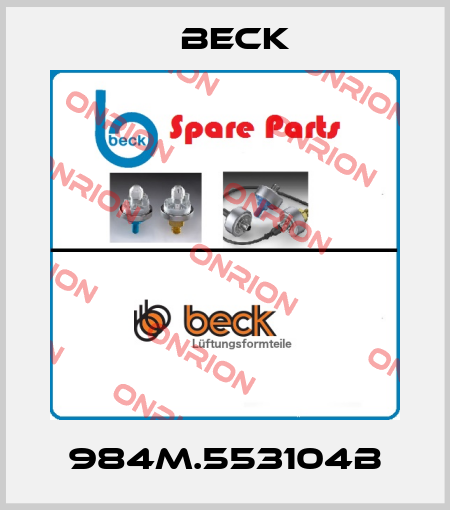 984M.553104B Beck
