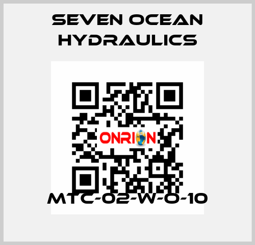 MTC-02-W-O-10 Seven Ocean Hydraulics