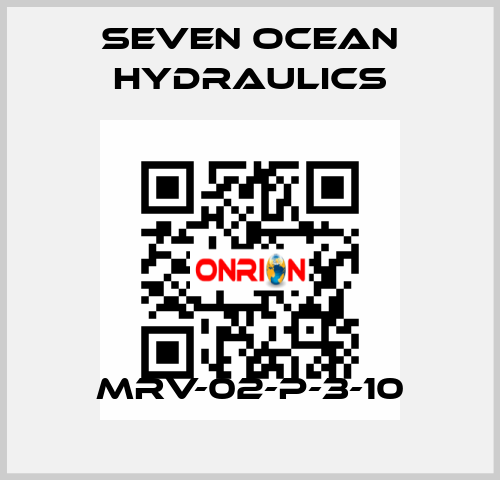 MRV-02-P-3-10 Seven Ocean Hydraulics