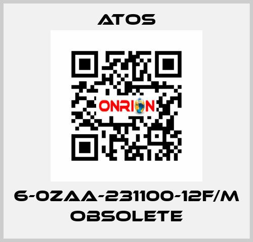 6-0ZAA-231100-12F/M obsolete Atos