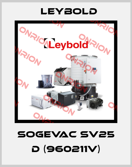 SOGEVAC SV25 D (960211V) Leybold