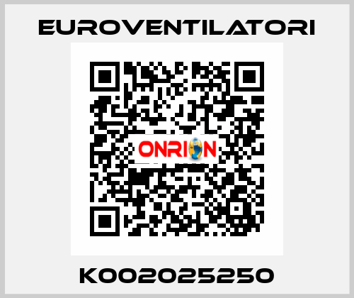 K002025250 Euroventilatori
