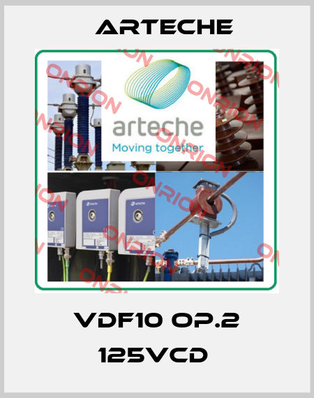  VDF10 OP.2 125VCD  Arteche