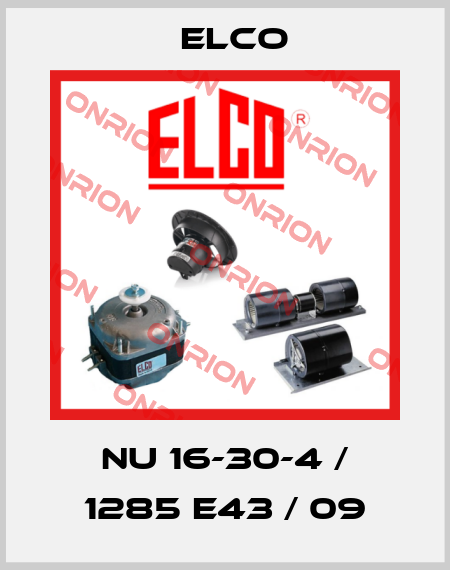 NU 16-30-4 / 1285 E43 / 09 Elco
