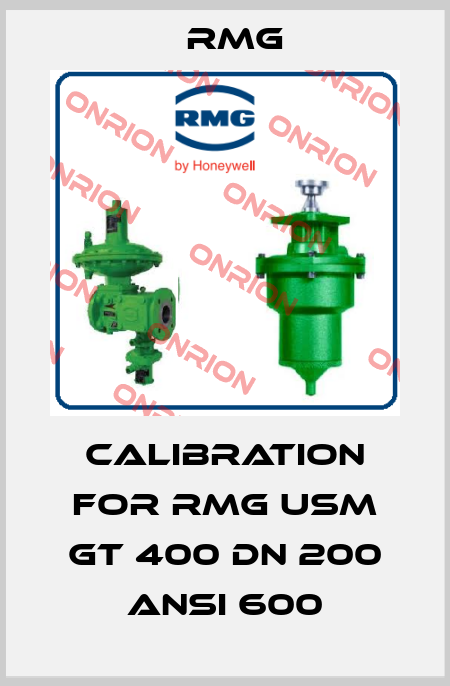 Calibration for RMG USM GT 400 DN 200 ANSI 600 RMG