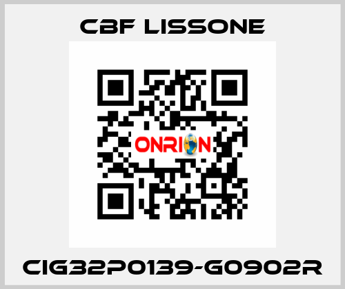 CIG32P0139-G0902R CBF LISSONE