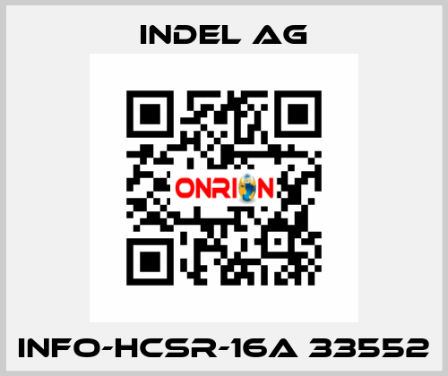 INFO-HCSr-16A 33552 INDEL AG