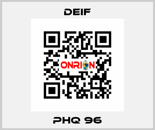 PHQ 96 Deif