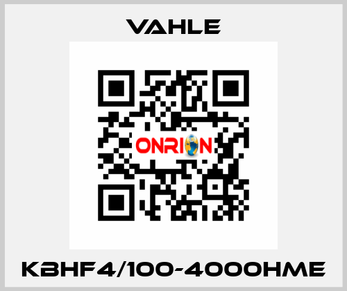 KBHF4/100-4000HME Vahle