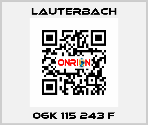 06K 115 243 F Lauterbach