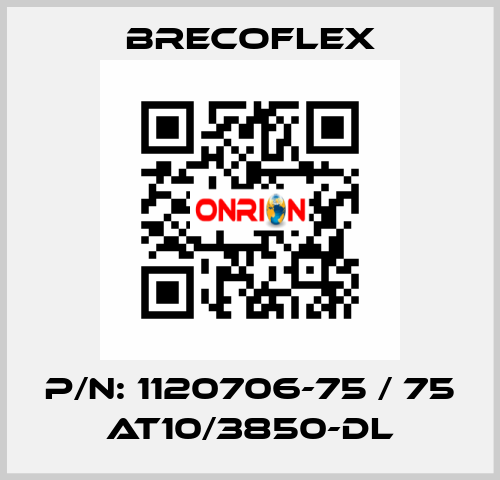 P/N: 1120706-75 / 75 AT10/3850-DL Brecoflex