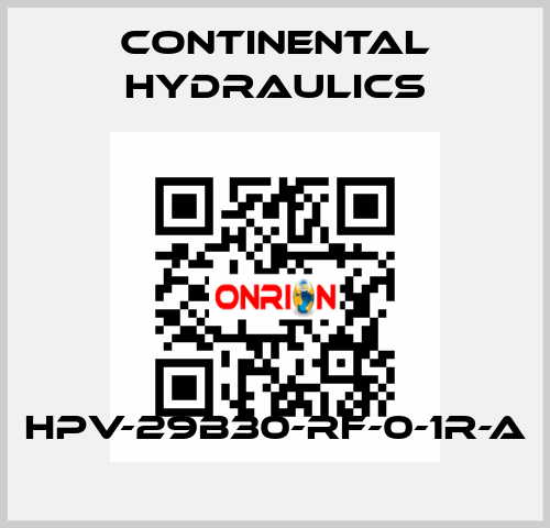 HPV-29B30-RF-0-1R-A Continental Hydraulics