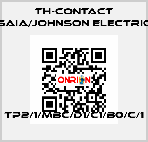  TP2/1/MBC/D1/C1/B0/C/1 TH-Contact (Saia/Johnson Electric)