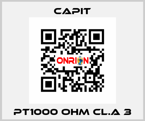 PT1000 OHM CL.A 3 Capit