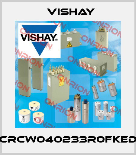CRCW040233R0FKED Vishay
