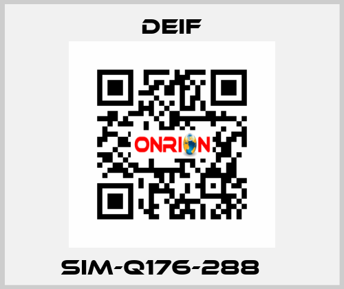  	  SIM-Q176-288В АС Deif