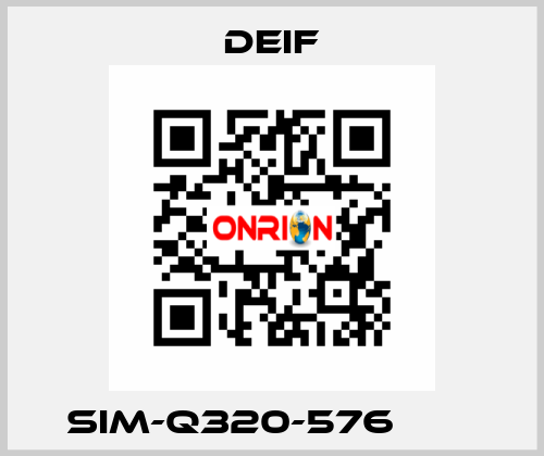 SIM-Q320-576В АС Deif