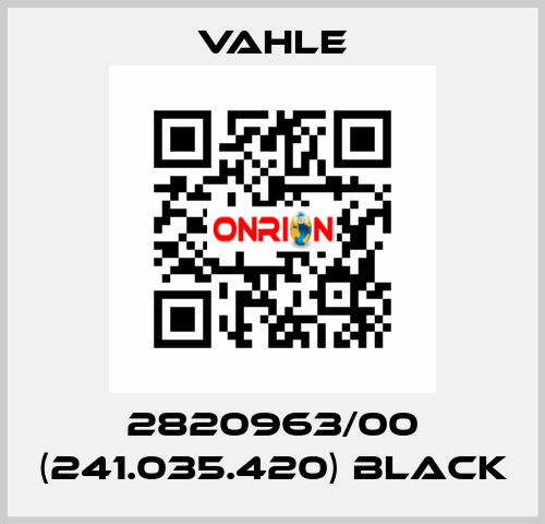 2820963/00 (241.035.420) black Vahle